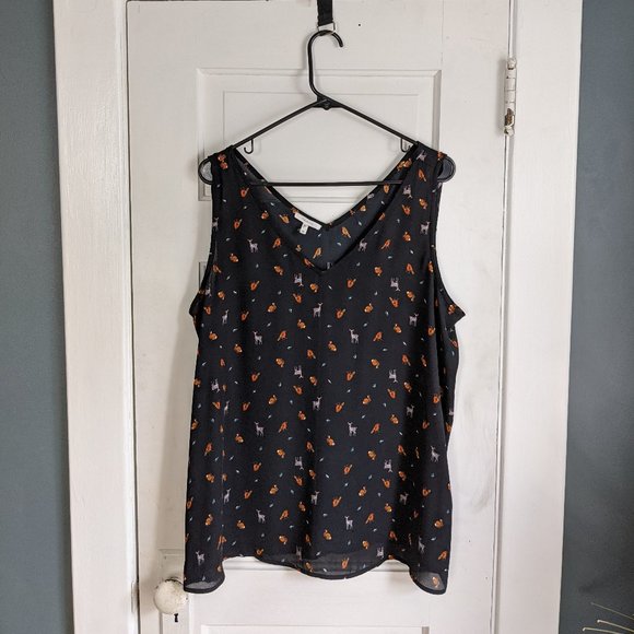 Maurices Forest Animal Blouse - Picture 1 of 5